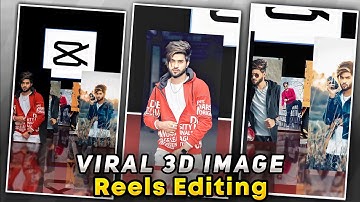 Trending 3D Image Transition Reel Editing Tutorial | New Capcut Template | 3D Smooth Image Template.