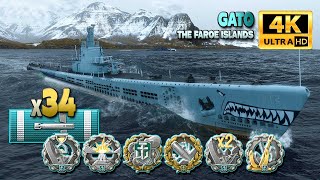 Submarine Gato:  Never gave up  World of Warships