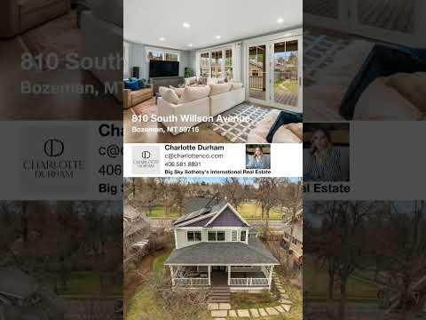 810 South Willson Avenue, Bozeman, MT home video tour
