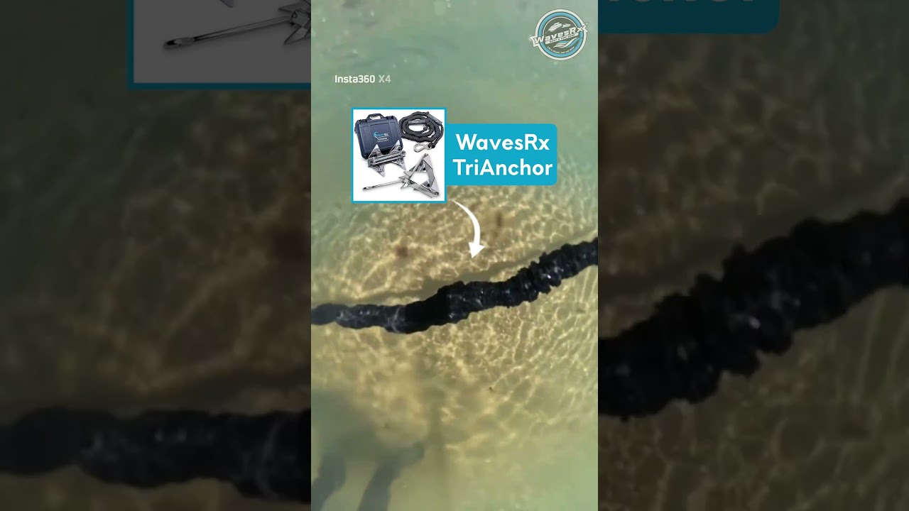 𝗪𝗮𝘃𝗲𝘀𝗥𝘅 𝗧𝗿𝗶𝗔𝗻𝗰𝗵𝗼𝗿, 𝘁𝗵𝗲 𝗰𝗼𝗺𝗽𝗮𝗰𝘁 𝘀𝘁𝗮𝗶𝗻𝗹𝗲𝘀𝘀𝘀𝘁𝗲𝗲𝗹 𝗮𝗻𝗰𝗵𝗼𝗿 𝗱𝗲𝘀𝗶𝗴𝗻𝗲𝗱 𝘁𝗼 𝗴𝗿𝗮𝗯 𝗶𝗻𝘀𝘁𝗮𝗻𝘁𝗹𝘆 𝗮𝗻𝗱 𝗵𝗼𝗹𝗱 𝘀𝘁𝗿𝗼𝗻𝗴 !