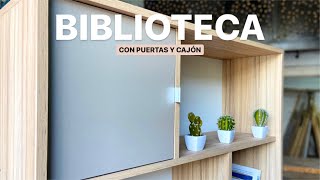 BIBLIOTECA CON PUERTAS Y CAJON (By Egger) / PROYECTO MUEBLE