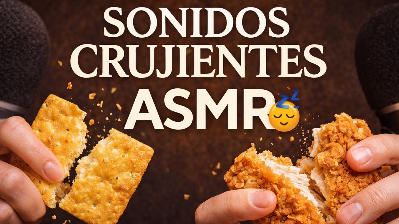 Los Mejores Sonidos Crujientes en ASMR 💤 | Crunchy Sounds para Relajarte 😌