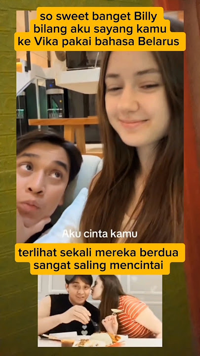 so sweet banget Billy bilang aku cinta kamu pakai bahasa Belarus #short#video#