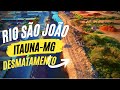 Desmatamento das Margens Rio São João Itaúna Minas Gerais