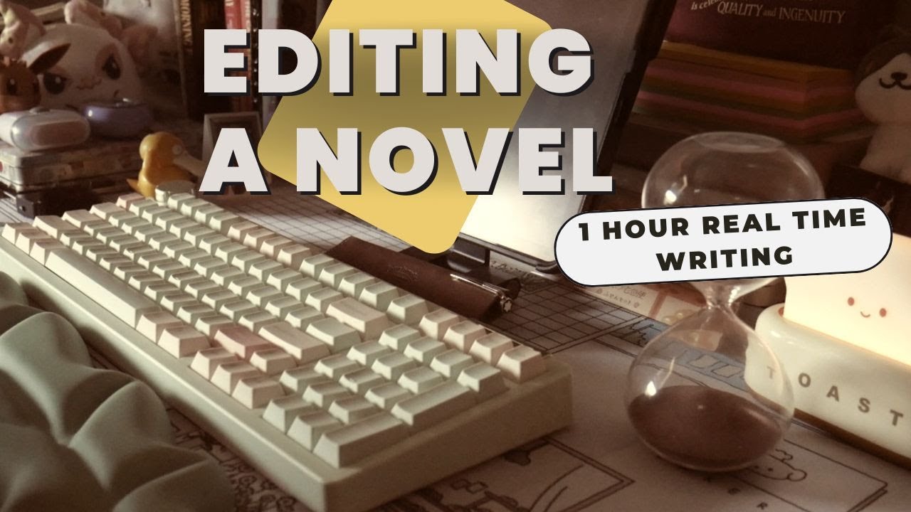 edit a novel with me ✏️  1 hour 💌  no talking