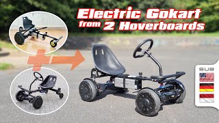 Self Assembly Electric Go Kart from 2 Hoverboards