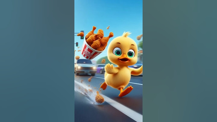 The Duckling Lost His Favourite Fried Chicken 🍗🐔 #friedchicken #duckling #chicken