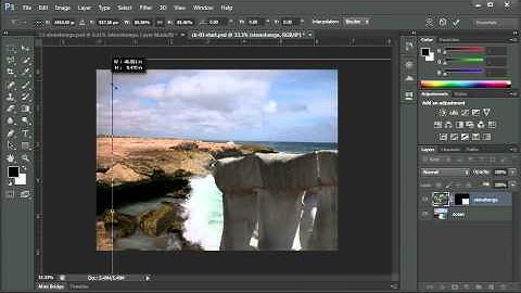 Moving Images to Other Documents and Using Free Transform - Adobe Photoshop CS6 Tutorial