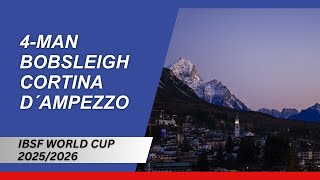 Ibsf World Cup Cortina Dampezzo - 4-Man Bobsleigh - Heat 2