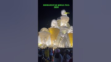 Bhubaneswar Durga puja pandal 2024 #dussehra #durgapuja2024 #bbsr #video