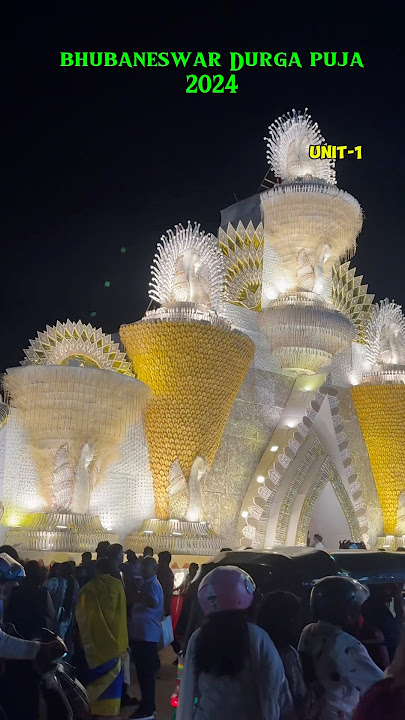 Bhubaneswar Durga puja pandal 2024 #dussehra #durgapuja2024 #bbsr #video