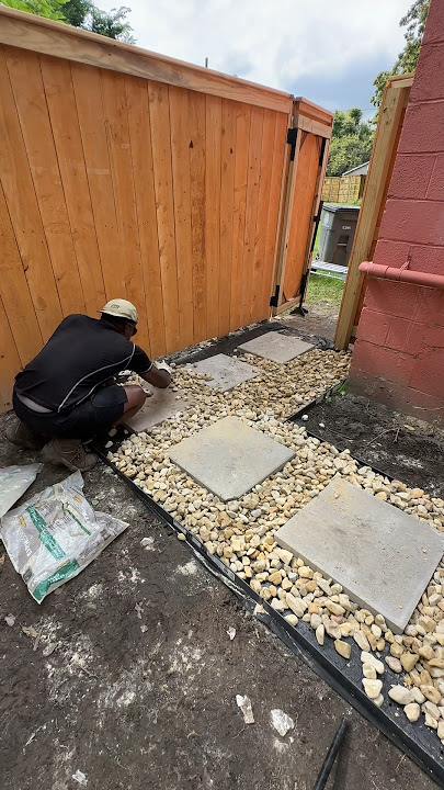 Pavers made easy.. #diy #diyprojects
