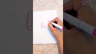 Bubble letter L l #shorts #ytshorts #nartdiary