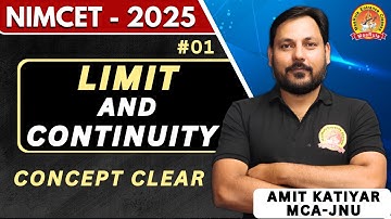 LIMIT & CONTINUITY | L-01 | FULL COURSE | NIMCET | JNU | BHU | JAMIA | IIT-JEE | NDA