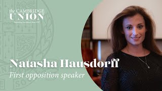 Natasha Hausdorff | This House Would Pressurise Israel To Exchange Land for Peace | Cambridge Union