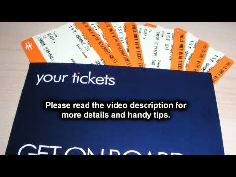 Tutorial on how to get the cheapest first class train tickets from Derby to London.
