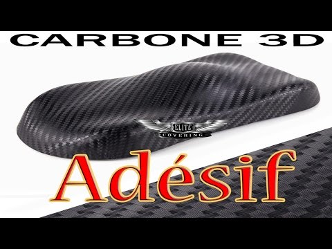 Carbone 4D, Covering, film adhésif Auto / Moto / Déco, Meuble à -50%