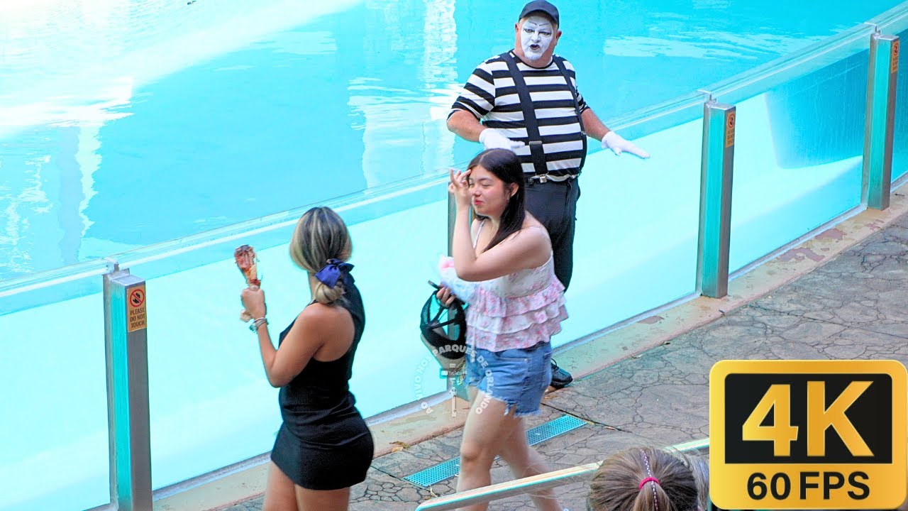 Мим Том устроил очень смешное и уморительное шоу 😂🤣 #tomthemime #seaworldmime