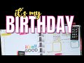 Classic Happy Planner Dashboard Layout - Birthday Plan With Me Color Me Happy