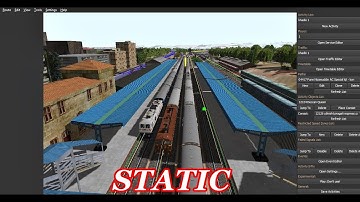 How to add Static trains in an Activity using Tsre5..