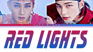 Stray Kids (NOEASY) Unveil: Track  "Red Lights(강박)" Color Coded (Han, Rom & Eng) Lyrics Video