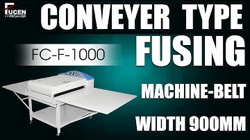 FC - F -1000 | fusing machine for garments | fusing machine working | fusing machine temperature