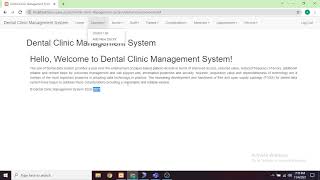 Video Tutorial Dental Clinic Management System