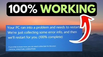 How to Fix Critical Structure Corruption Error in Windows 11