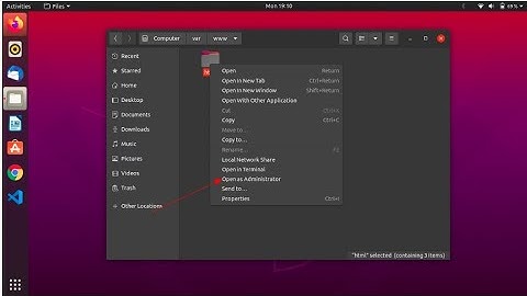 How to open as Administrator in Ubuntu 20.04