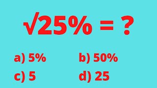 How to find square root with percentage