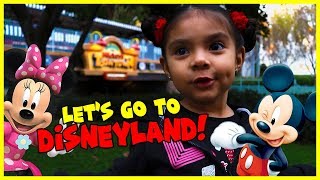 Let's GO to DISNEYLAND! Toon Town Minnie & Mickey Mouse House Donald Duck & Goofy | Fun For Kids