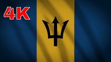 Barbados Waving Flag 4K ( Download Link )