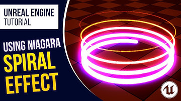 UE5 l How to Create Spiral Effect l Niagara Tutorial l Unreal Engine 5