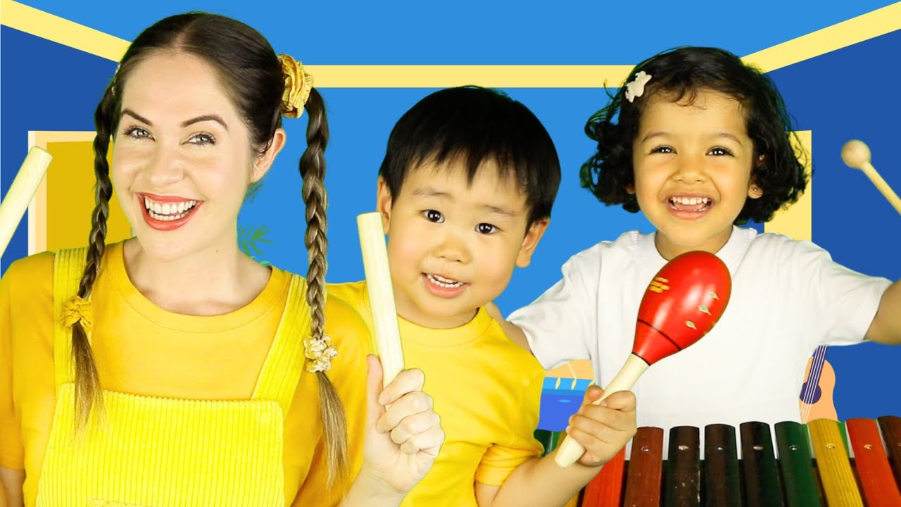 Five Finger Family | Instruments | Music for kids