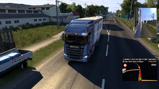 SCANIA V8 R520 with ETS2 Hungary Map 1080p -  Biatorbágy To Szabadszállás