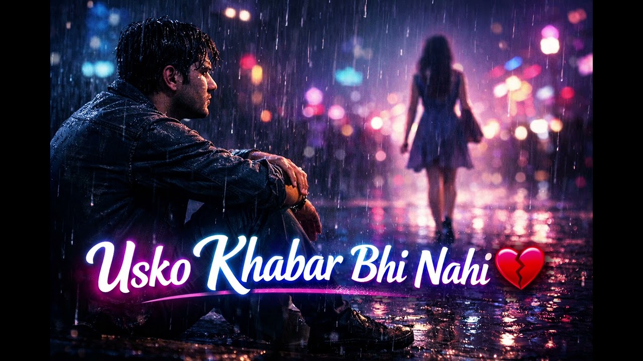 Usko Khabar Bhi Nahi 💔 | Sad Hindi Song 2026 | One Sided Love Song | Heart Touching Emotional Song