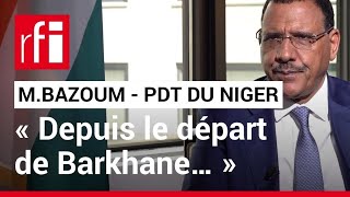 Mohamed Bazoum : au Mali, la prise de Ménaka par les jihadistes est « probable » • RFI