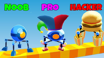 NOOB vs PRO vs HACKER in Rolly Legs