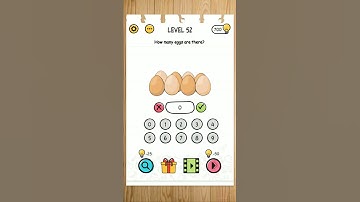 Brain test puzzle level 52 Solution Walkthrough