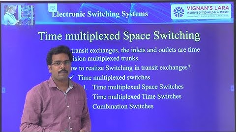 Time Multiplexed Space Switch