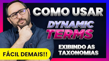 Como usar o Dynamic Terms para exibir taxonomias no listing do JetEngine