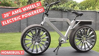 How to build a DIY electric powered fat bike with car tires start to finish