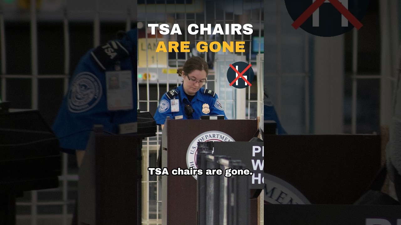 TSA chairs are gone: why officers now have to stand at checkpoints  #travelnews