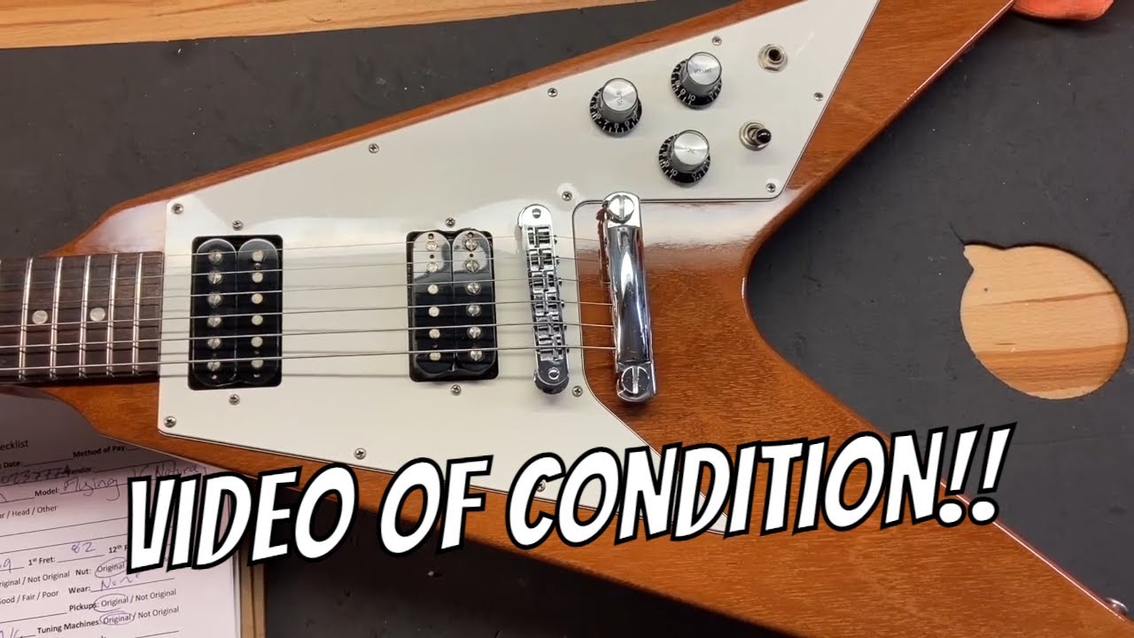 1997 Gibson Limited Edition Flying V Natural | Guitar Chimp