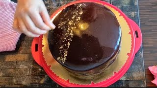 Simple Moist Chocolate Mirror Glaze Cake || Quick Easy Chocolate Cake Recipe