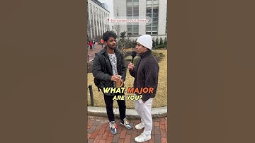 Can you guess these Northeastern students majors? #students #northeastern #streetinterview
