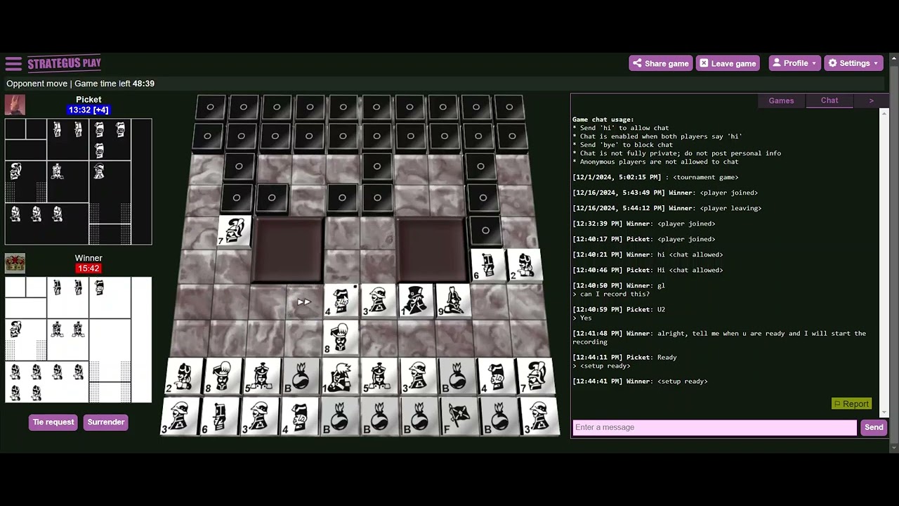 Winner vs Picket round 4 USA championships