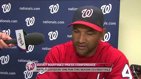 Davey Martinez on Nats