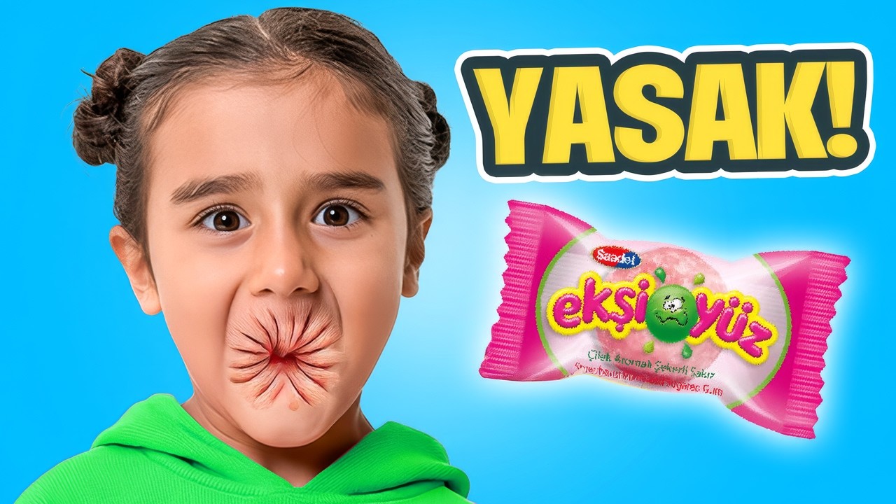 YASAKLANMIŞ 10 TEHLİKELİ ŞEKERİ DENEDİK !? | Gamze Karta Öykü Karta