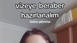 vizeye hazırlanıyorum